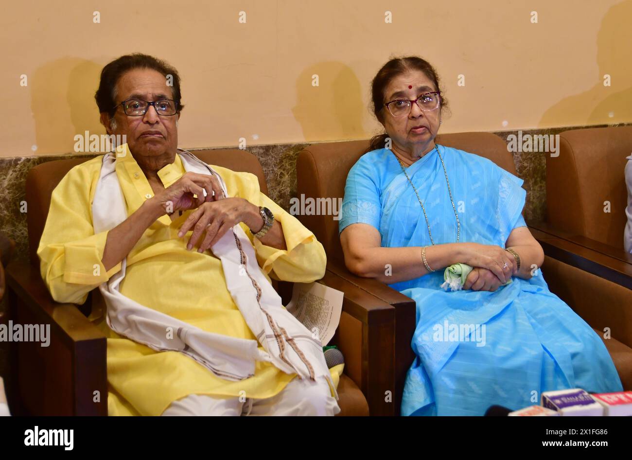 India. 16th Apr, 2024. MUMBAI, INDIA APRIL 16 Pandit Hridaynath