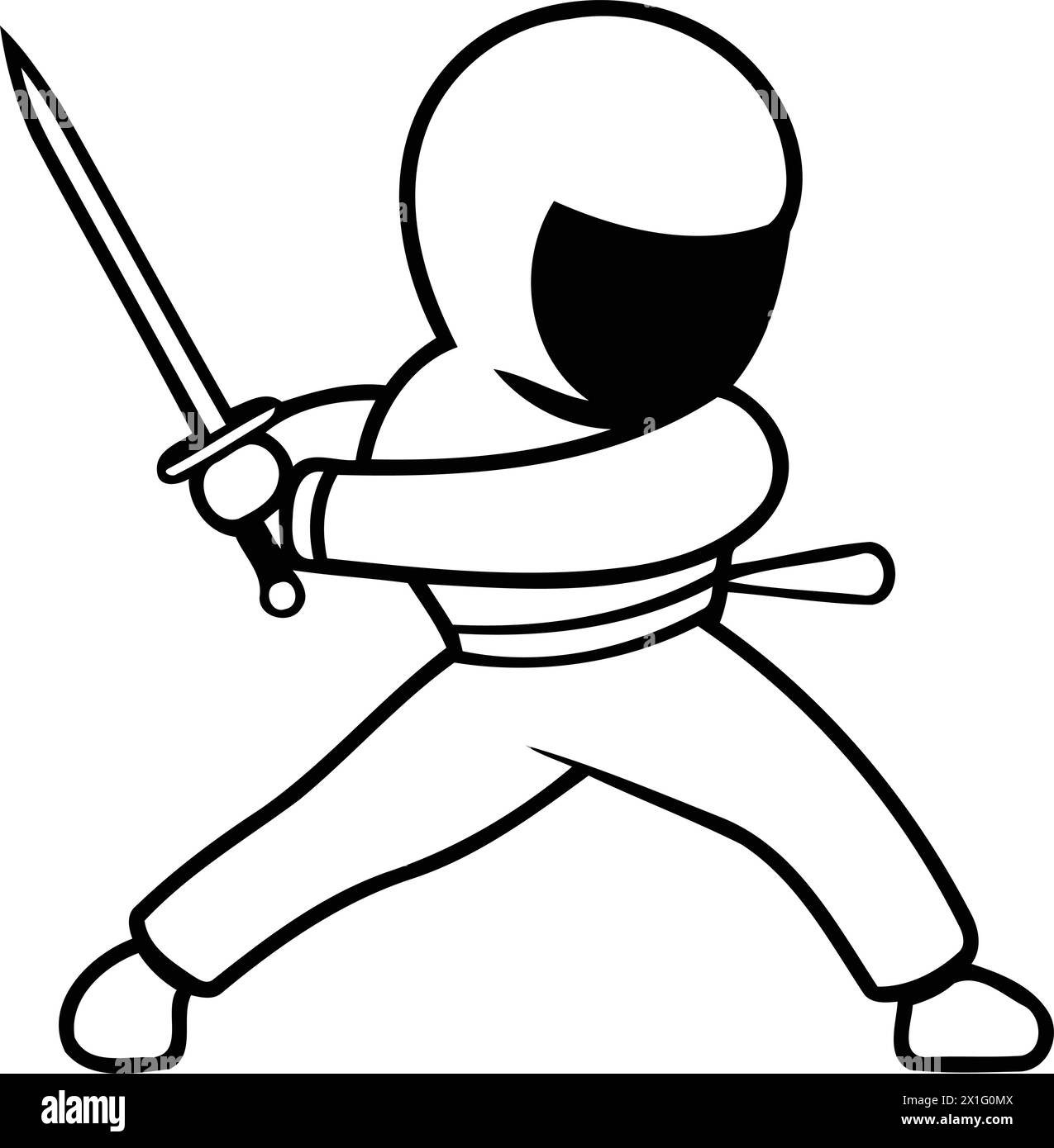 Kung fu vector vectors Black and White Stock Photos & Images - Alamy