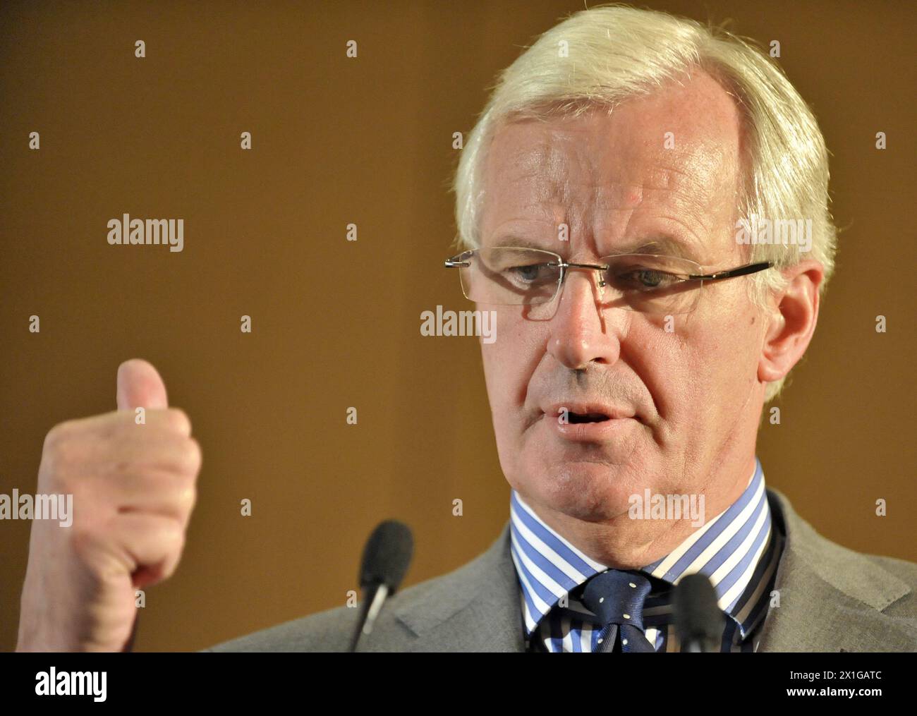 Supervision conferen of the Austrian Financial Market Authority (FMA) on 27 September 2010 in Vienna. EU Internal Market Commissioner Michel Barnier - 20100927 PD0368 - Rechteinfo: Rights Managed (RM) Stock Photo