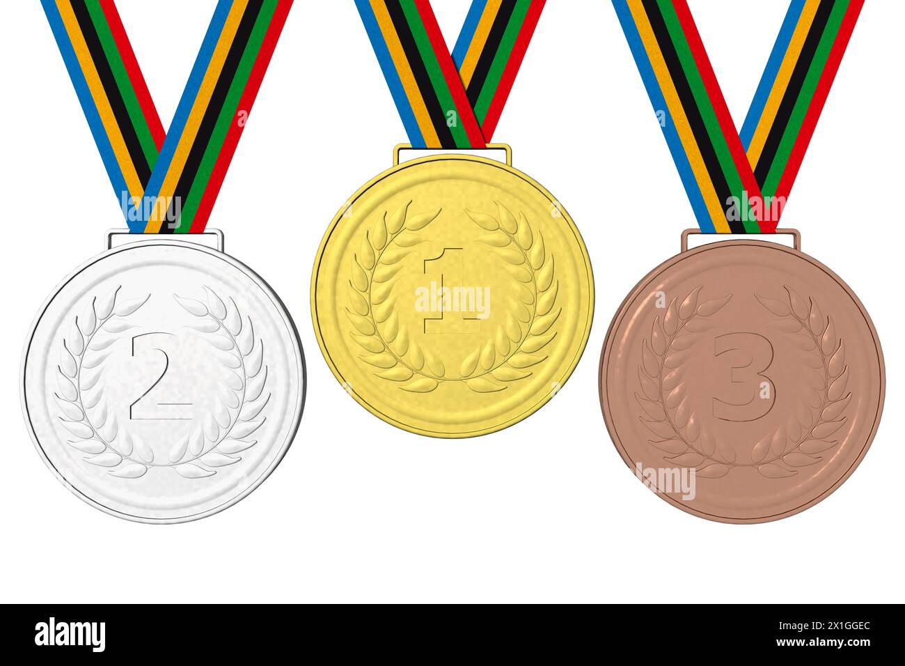 Gold silver bronze podium hi-res stock photography and images - Alamy