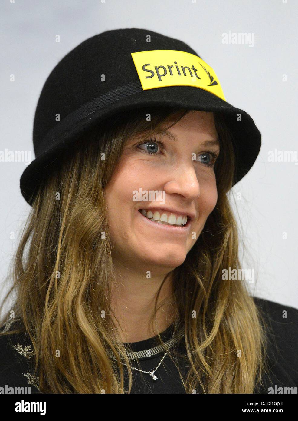 Julia Mancuso during a press conference of the U.S. Ski Team in Schladming, Styria on 3rd of february 2013. - 20130203 PD1995 - Rechteinfo: Rights Managed (RM) Stock Photo