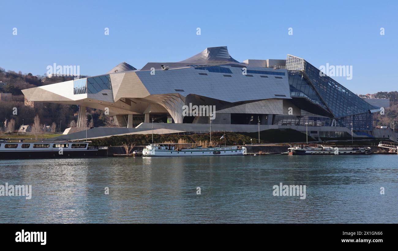 Confluence Museum Lyon France Europe Stock Photo - Alamy