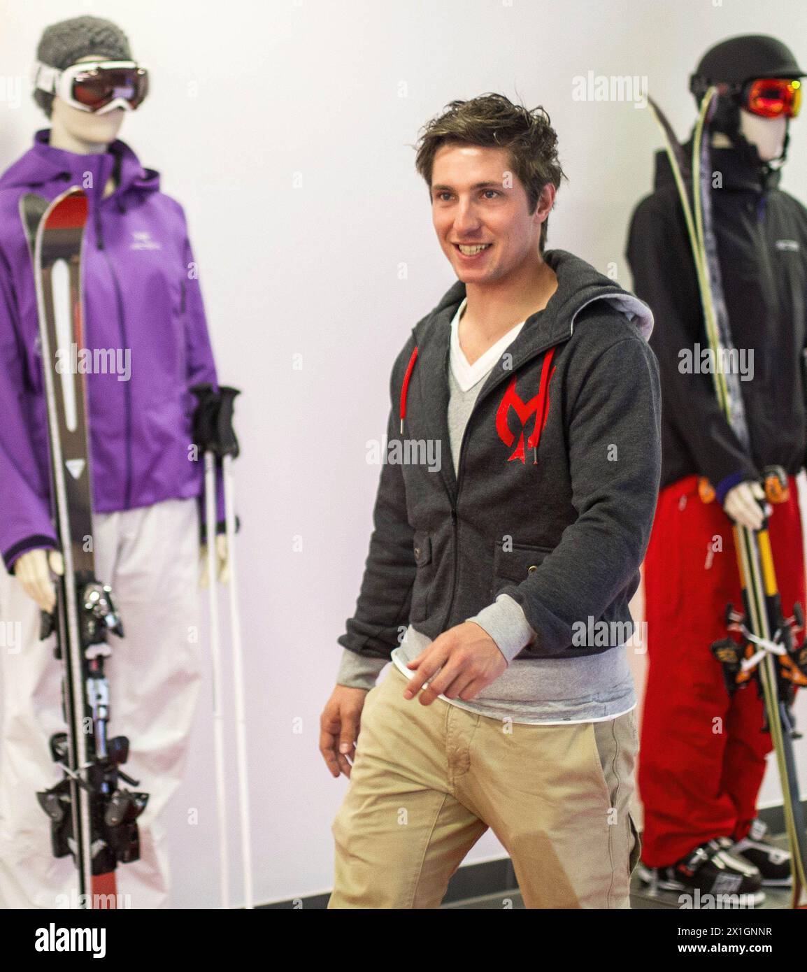 Marcel Hirscher (AUT) // during the Atomic Media Day 2013 at Atomic Homebase in Altenmarkt, Austria on 2013/09/26. EXPA Pictures © 2013, PhotoCredit: EXPA/ Juergen Feichter - 20130926 PD2795 - Rechteinfo: Rights Managed (RM) Stock Photo