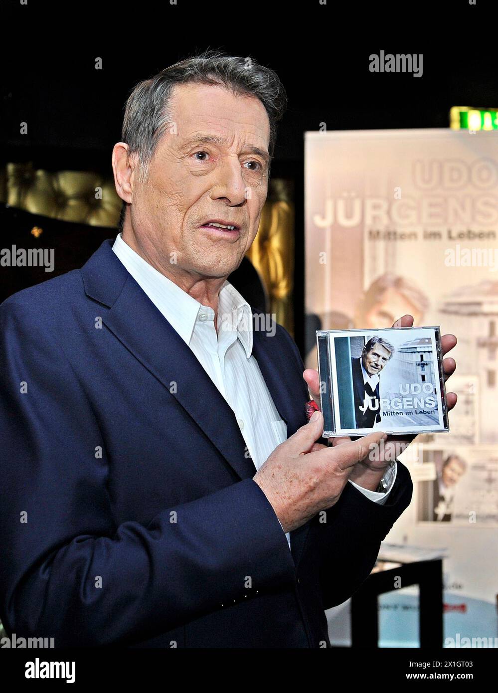 Austrian Singer Udo Juergens Presents His New Album