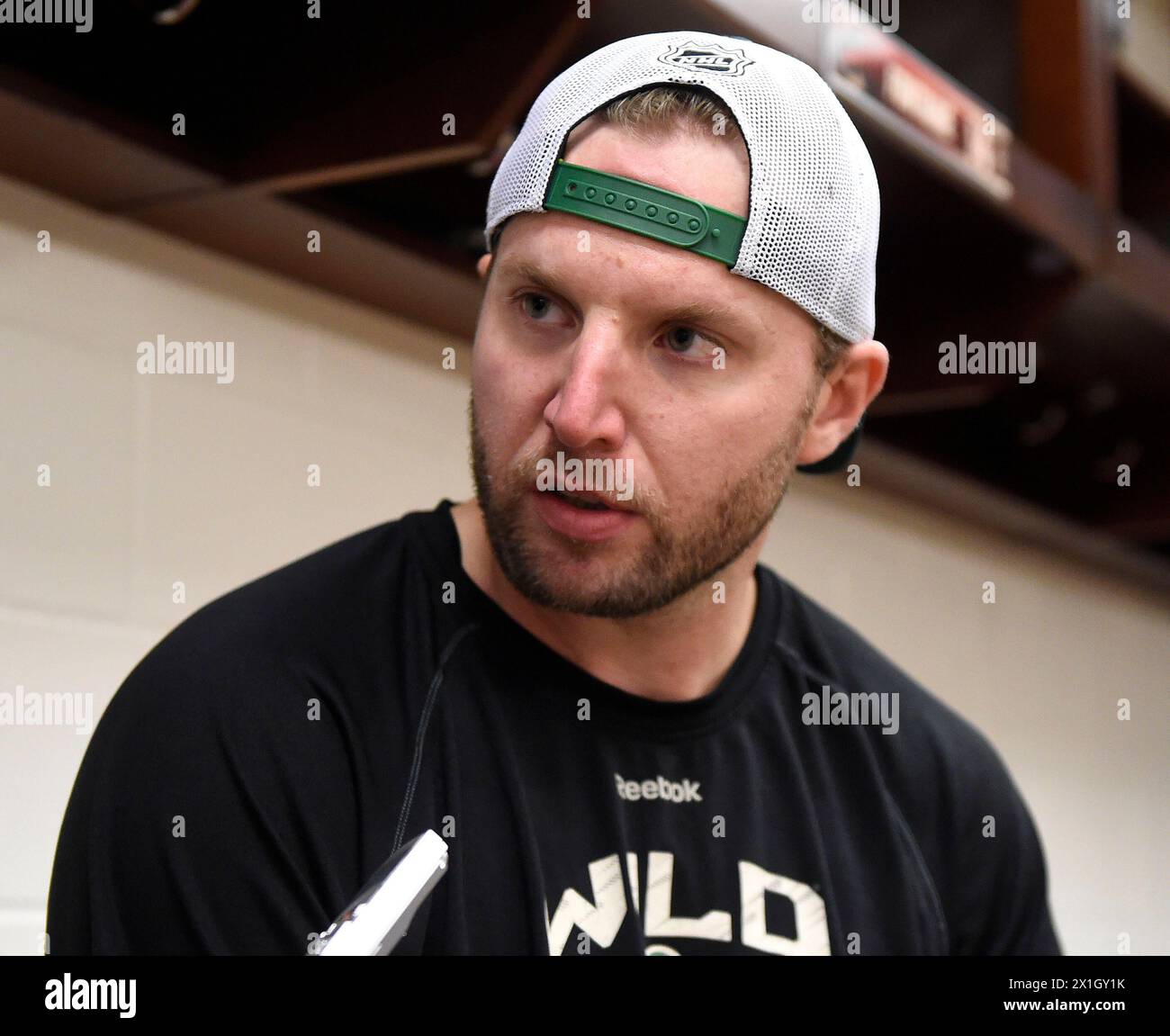 Interview with icehockey player Thomas Vanek (Minnesota Wild) on 10