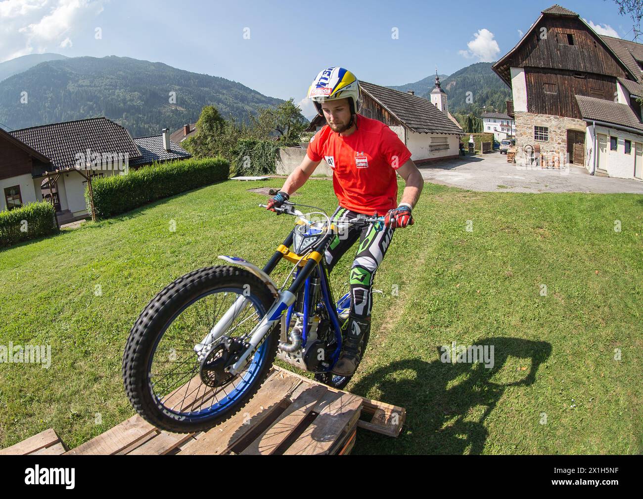Austrian skier Marco Schwarz poses during a photo shoot at home in Radenthein, Austria, on 13 th September 2016. PICTURE: Marco Schwarz - 20160913 PD11980 - Rechteinfo: Rights Managed (RM) Stock Photo