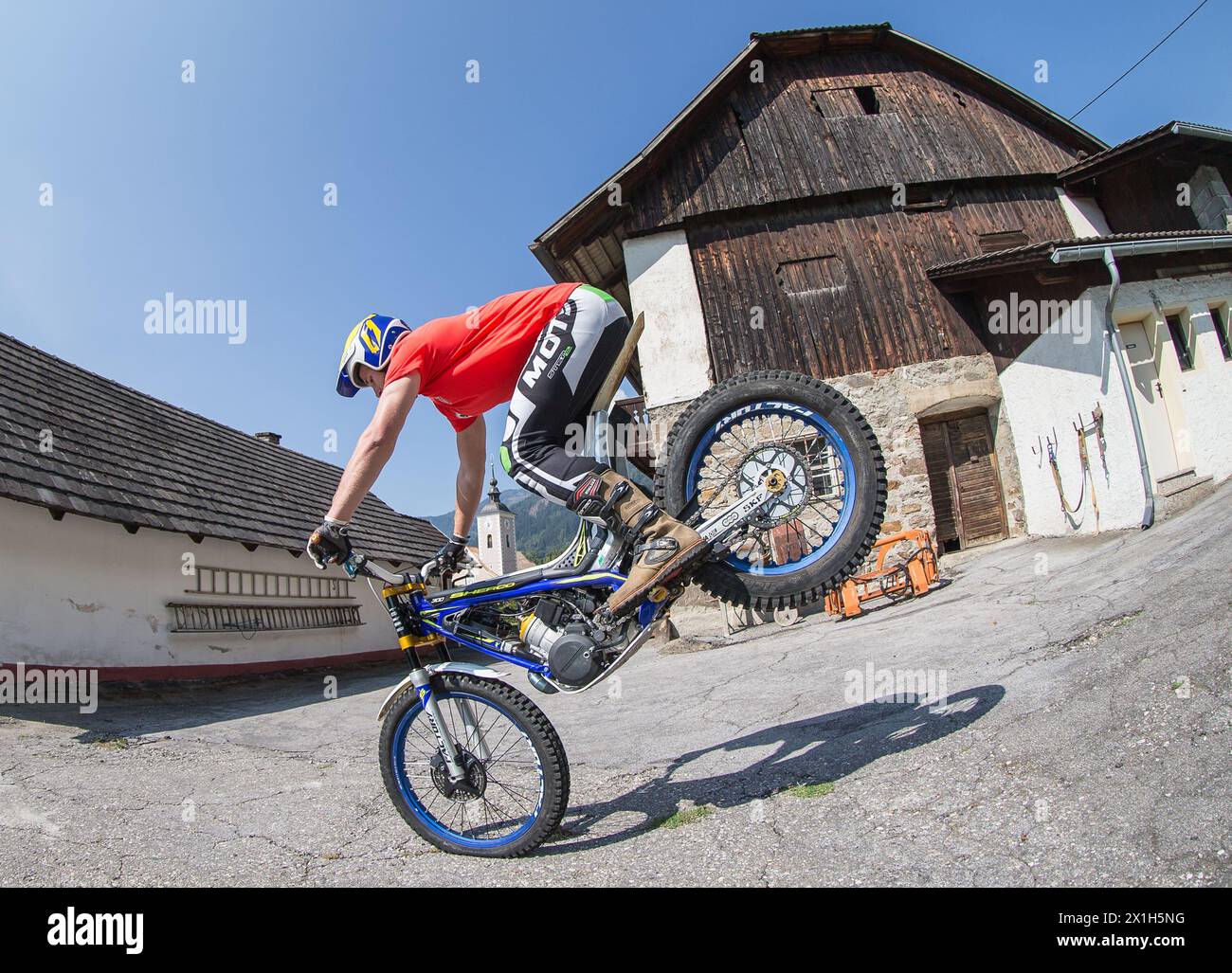 Austrian skier Marco Schwarz poses during a photo shoot at home in Radenthein, Austria, on 13 th September 2016. PICTURE: Marco Schwarz - 20160913 PD11979 - Rechteinfo: Rights Managed (RM) Stock Photo