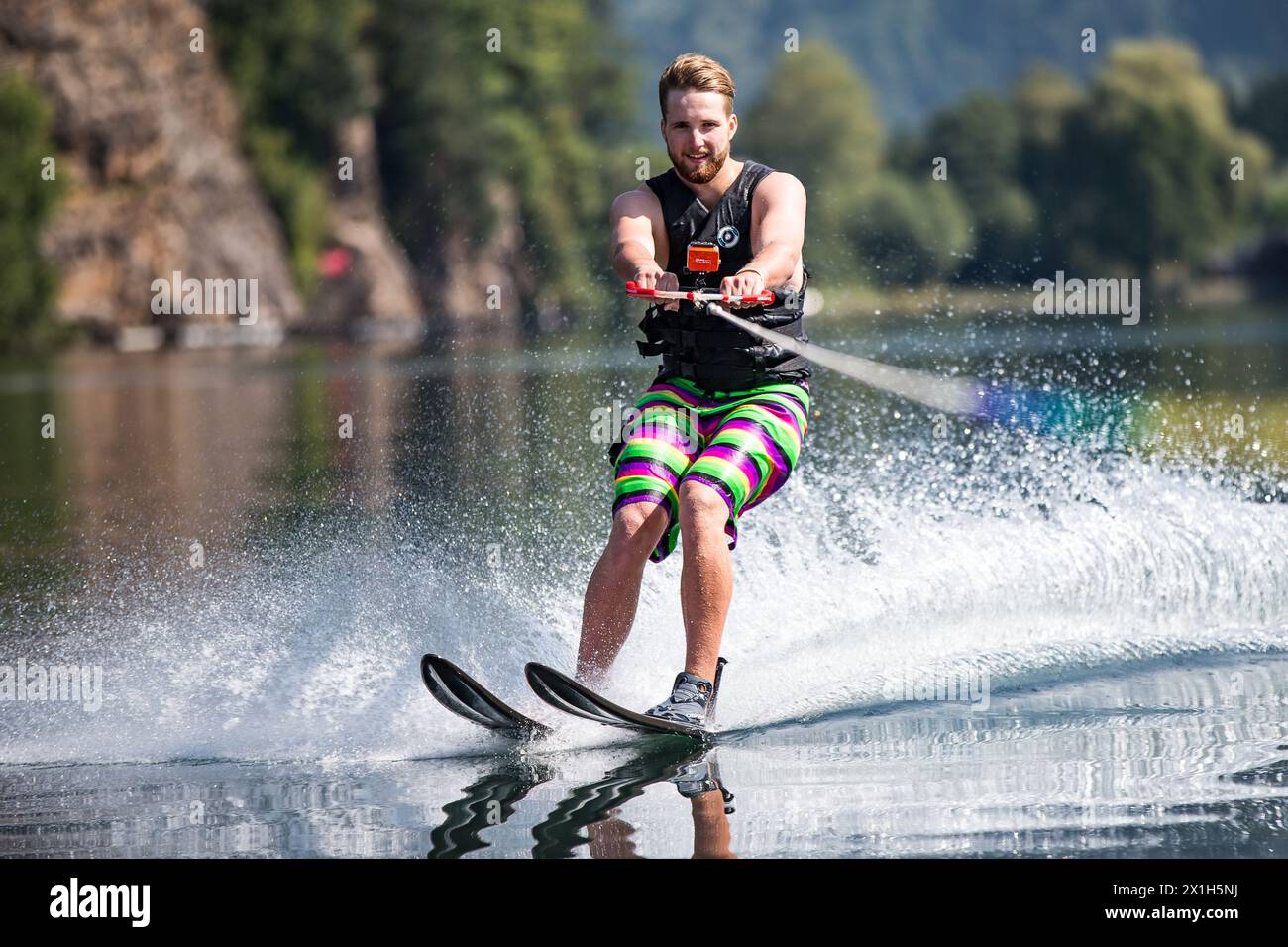 Austrian skier Marco Schwarz poses during a photo shoot at home in Radenthein, Austria, on 13 th September 2016. PICTURE: Marco Schwarz - 20160913 PD11976 - Rechteinfo: Rights Managed (RM) Stock Photo