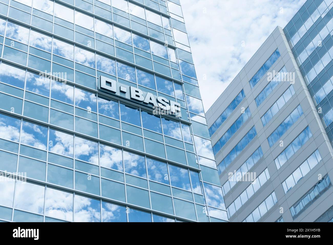 Houston, Texas, USA - April 13, 2024: BASF office at Energy Corridor in Houston, Texas, USA. Stock Photo