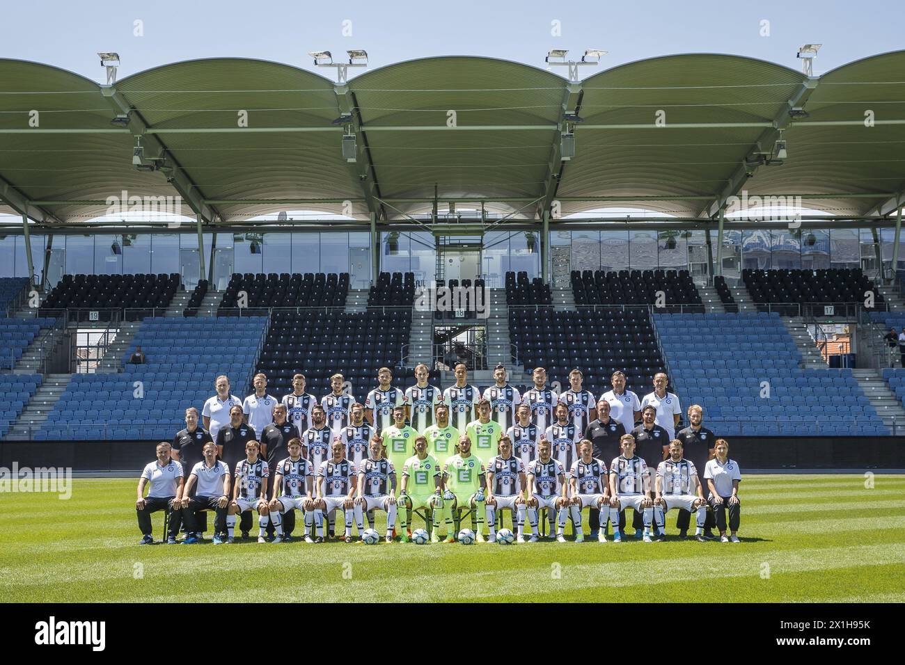 The official team and portrait photo shooting of Austrian Bundesliga SK ...