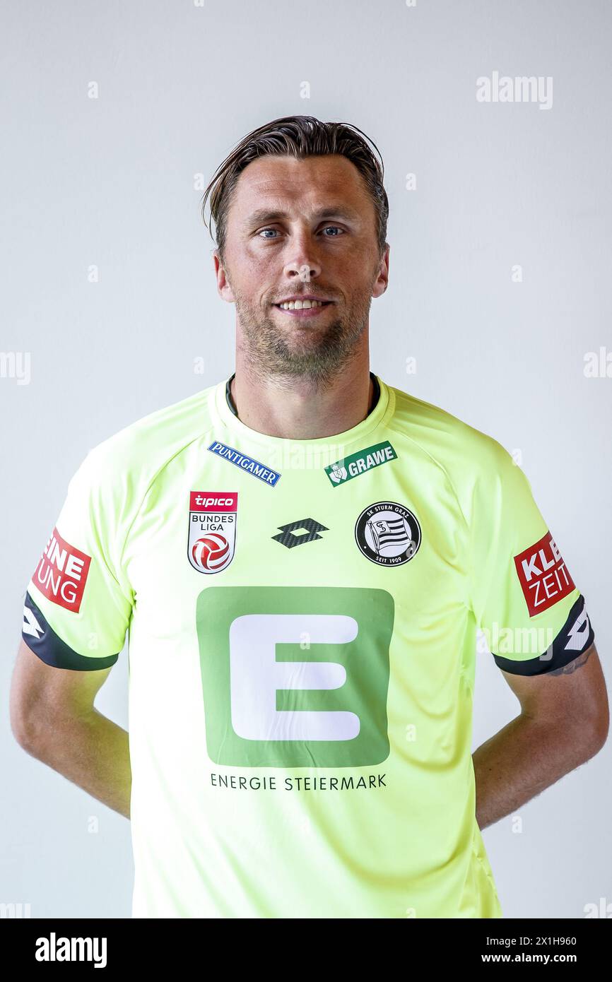 The official team and portrait photo shooting of Austrian Bundesliga SK ...