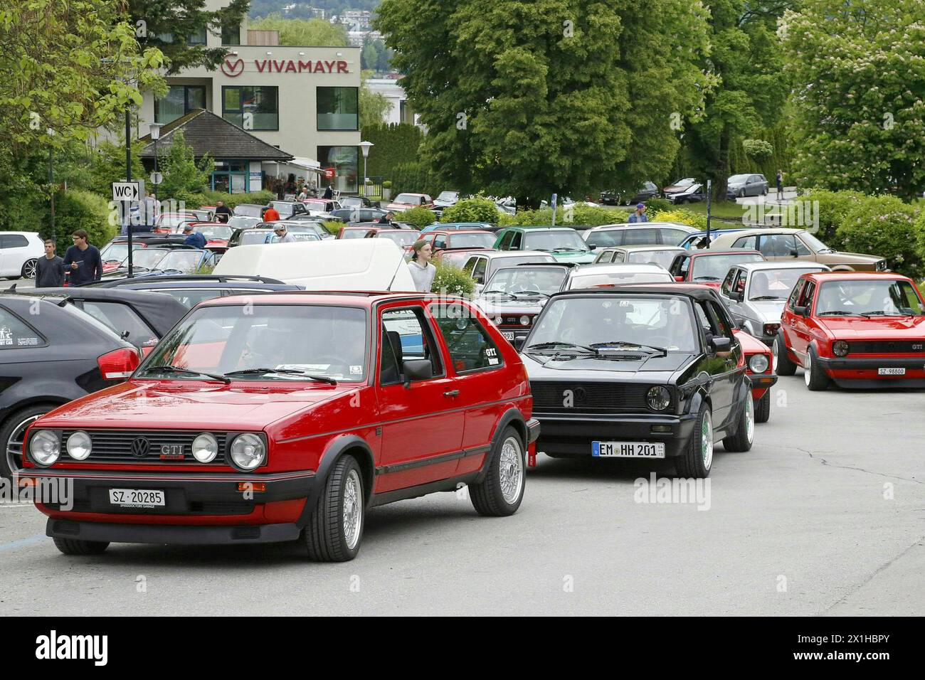 'Wörthersee Meeting', World´s Biggest Volkswagen GTI Meeting in Reifnitz on Lake Wörthersee/Carinthia takes place from 9 to 12 May 2018. Picture taken on 9 th May 2018. - 20180509 PD3607 - Rechteinfo: Rights Managed (RM) Stock Photo