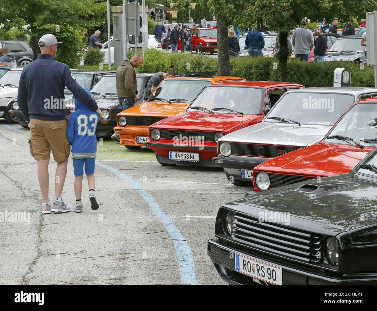 'Wörthersee Meeting', World´s Biggest Volkswagen GTI Meeting in Reifnitz on Lake Wörthersee/Carinthia takes place from 9 to 12 May 2018. Picture taken on 9 th May 2018. - 20180509 PD3351 - Rechteinfo: Rights Managed (RM) Stock Photo