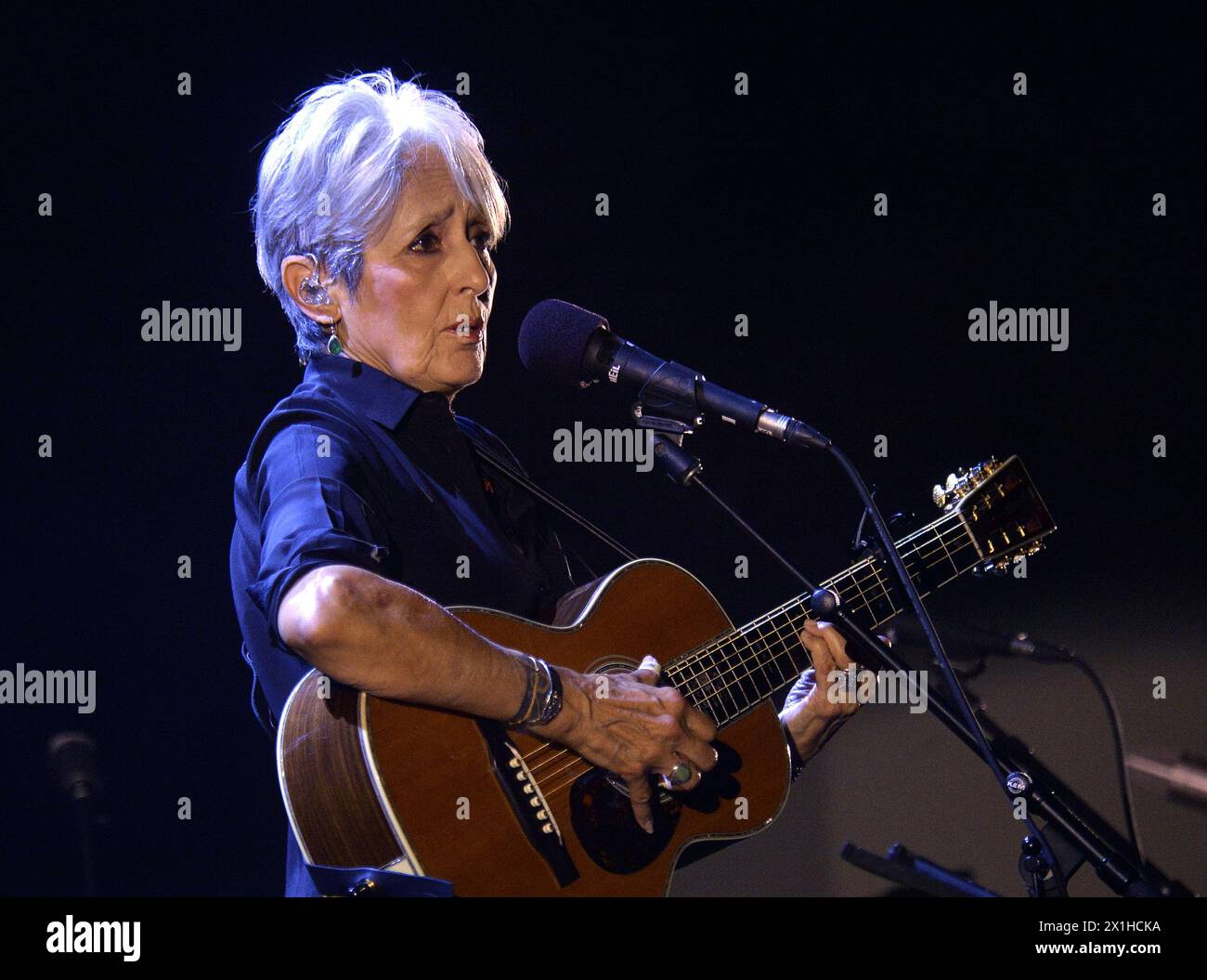 Joan Baez during concert at Konzerthaus in Vienna, Austria, on 25 th July 2018. - 20180725 PD4992 - Rechteinfo: Rights Managed (RM) Stock Photo