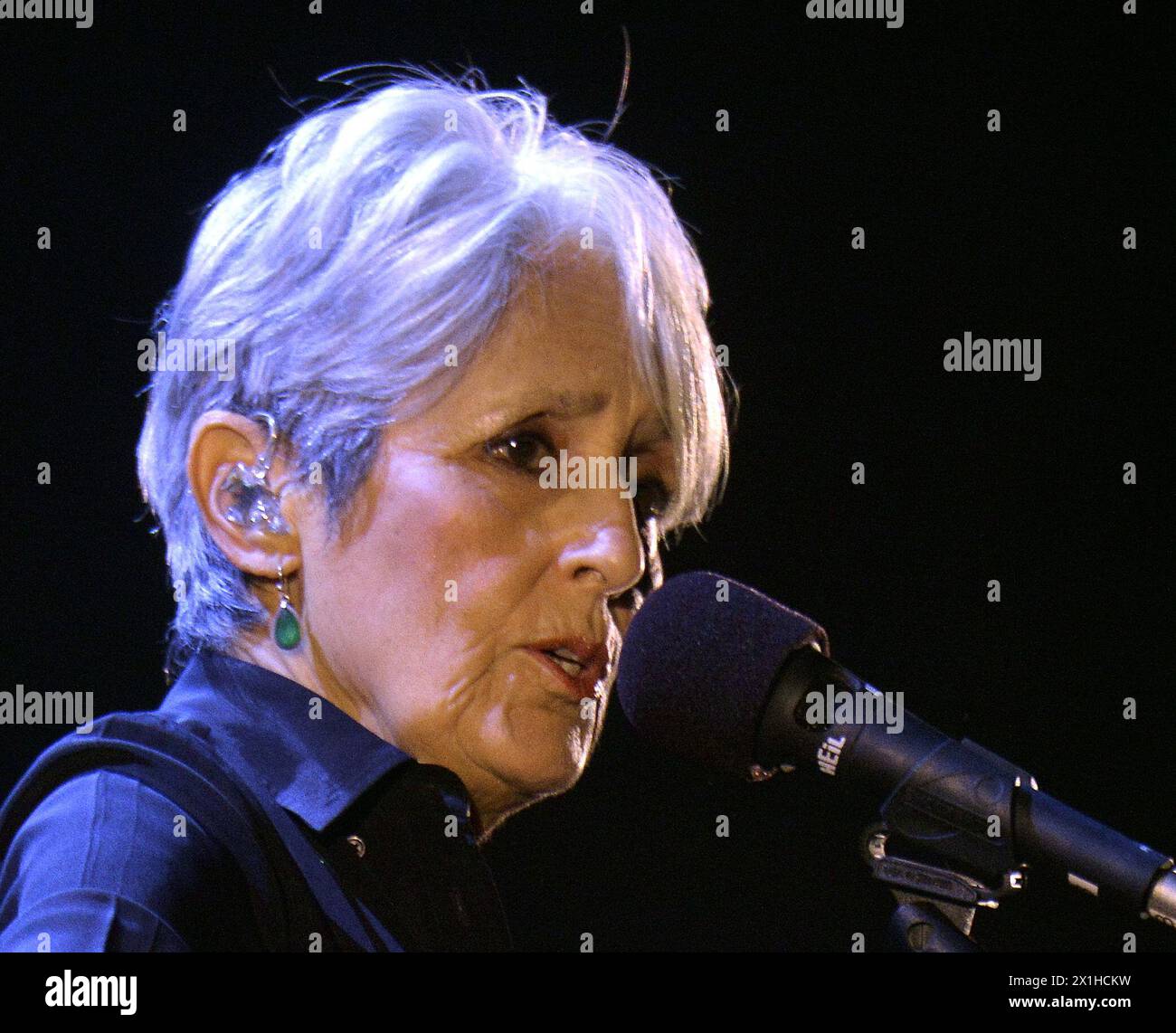 Joan Baez during concert at Konzerthaus in Vienna, Austria, on 25 th July 2018. - 20180725 PD4990 - Rechteinfo: Rights Managed (RM) Stock Photo