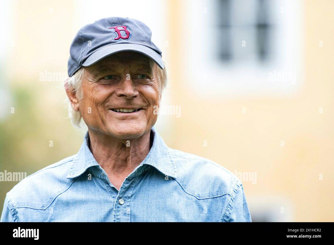 Italian actor Terence Hill  during interview with Austria Presse Agentur in Feldkirchen an der Donau, Austria, on 7 th September 2018. - 20180907 PD2623 - Rechteinfo: Rights Managed (RM) Stock Photo