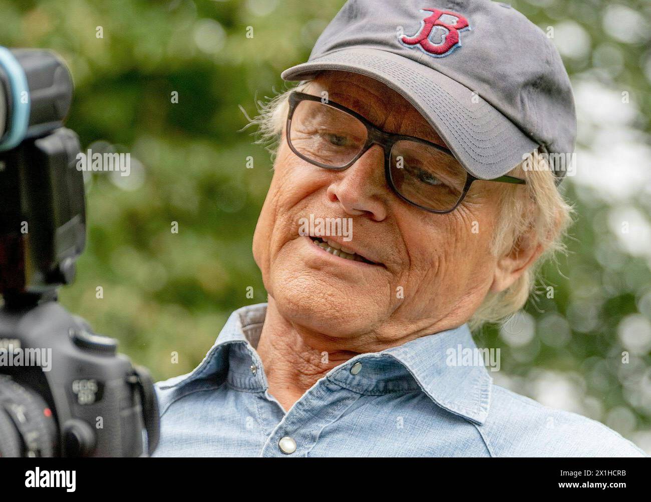 Italian actor Terence Hill  during interview with Austria Presse Agentur in Feldkirchen an der Donau, Austria, on 7 th September 2018. - 20180907 PD2622 - Rechteinfo: Rights Managed (RM) Stock Photo