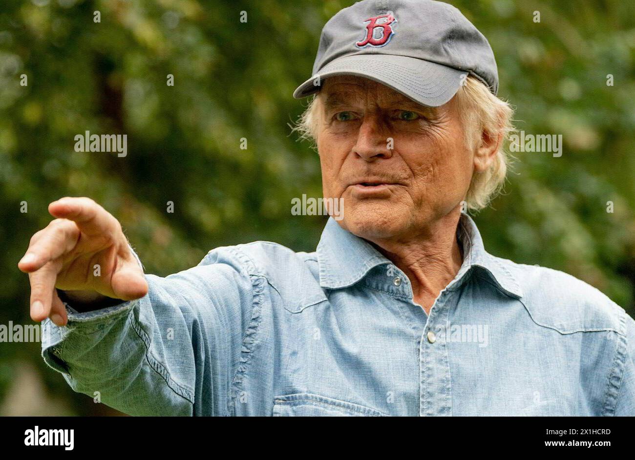 Italian actor Terence Hill  during interview with Austria Presse Agentur in Feldkirchen an der Donau, Austria, on 7 th September 2018. - 20180907 PD2629 - Rechteinfo: Rights Managed (RM) Stock Photo