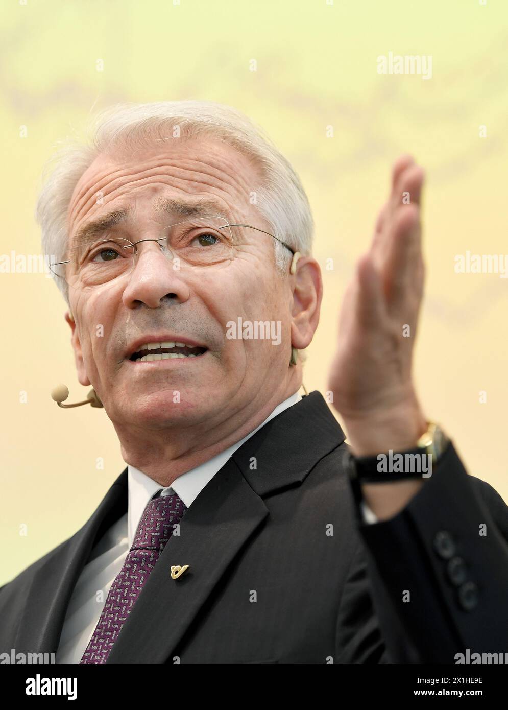 Austrian Post, Austrian postal service - picture taken in Vienna, Austria, on 14 th  March 2019. PICTURE:  Georg Pölzl, Chairman of the Board, Chief Executive Officer (CEO) - 20190314_PD1080 - Rechteinfo: Rights Managed (RM) Stock Photo