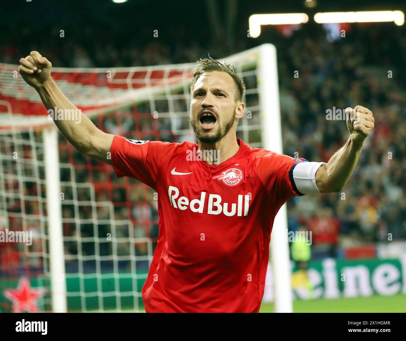 Andreas Ulmer (FC Red Bull Salzburg) during the UEFA Champions League Group E football match Salzburg v Genk in Salzburg, Austria, on September 17, 2019. - 20190917 PD9303 - Rechteinfo: Rights Managed (RM) Stock Photo