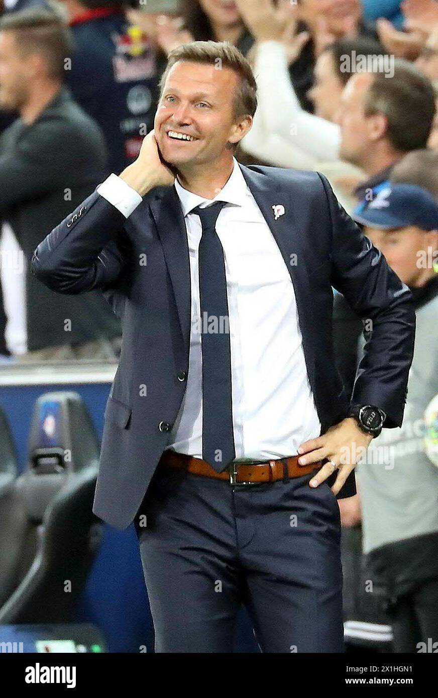 Headcoach Jesse Marsch (FC Red Bull Salzburg)  during the UEFA Champions League Group E football match Salzburg v Genk in Salzburg, Austria, on September 17, 2019. - 20190917 PD8539 - Rechteinfo: Rights Managed (RM) Stock Photo