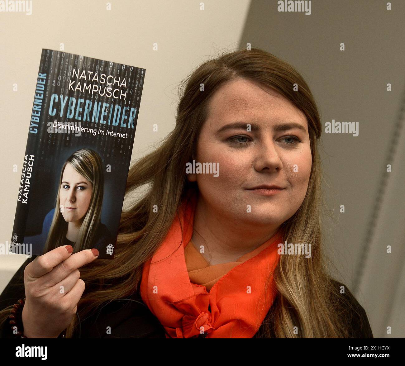 Natascha Kampusch poses during presentation of her new book 'Cyberneider - Diskriminierung im Internet' in Vienna, Austria, on 8 th October 2019. - 20191008 PD8996 - Rechteinfo: Rights Managed (RM) Stock Photo