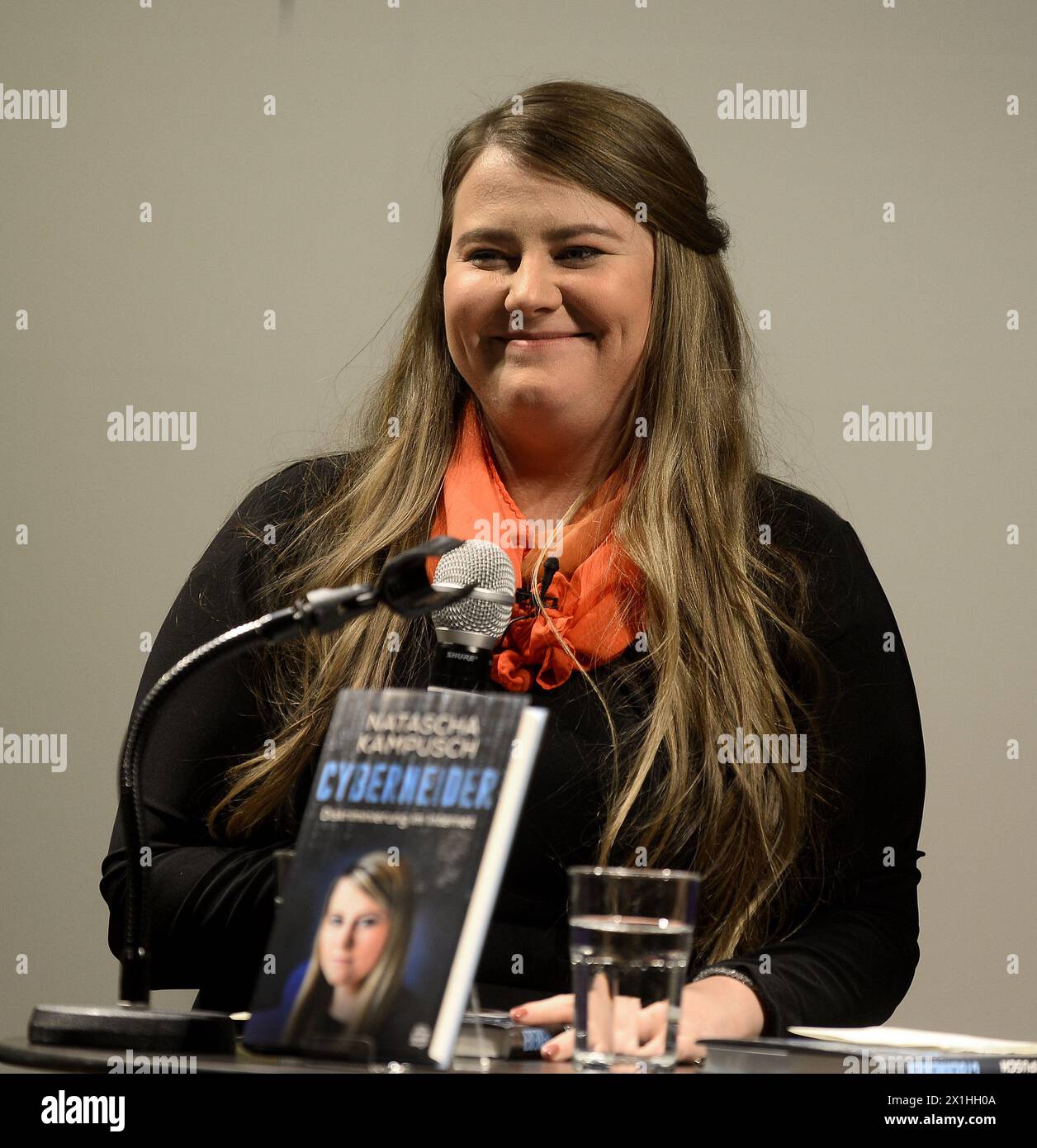 Natascha Kampusch poses during presentation of her new book 'Cyberneider - Diskriminierung im Internet' in Vienna, Austria, on 8 th October 2019. - 20191008 PD9011 - Rechteinfo: Rights Managed (RM) Stock Photo