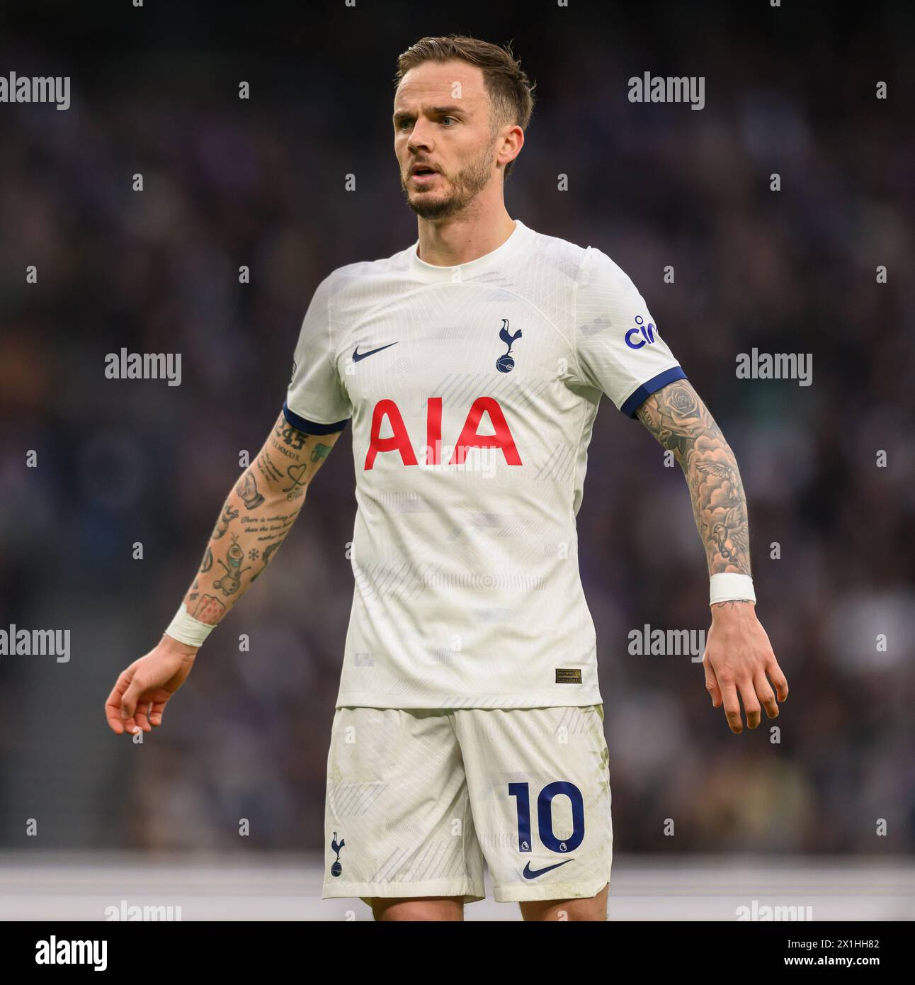 London, UK. 07 Apr 2024 - Tottenham Hotspur v Nottingham Forest ...
