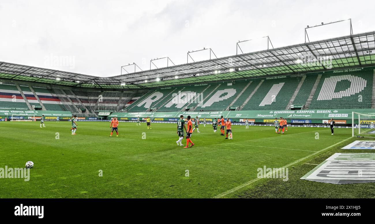 tipico Bundesliga match between SK Rapid Wien und TSV Prolactal Hartberg in Vienna, Austria, on June 21, 2020. - 20200621 PD5152 - Rechteinfo: Rights Managed (RM) Stock Photo