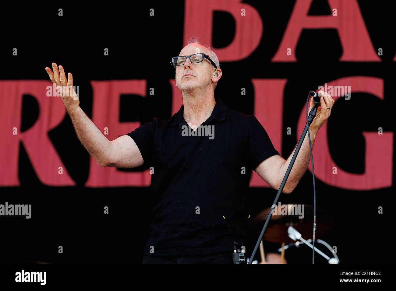 Nova Rock 2022 - The festival runs from June 9 to 12, 2022. PICTURE:    picture taken on June 11, 2022.  Singer  Greg Graffin of the band 'Bad Religion' - 20220611 PD4769 - Rechteinfo: Rights Managed (RM) Stock Photo