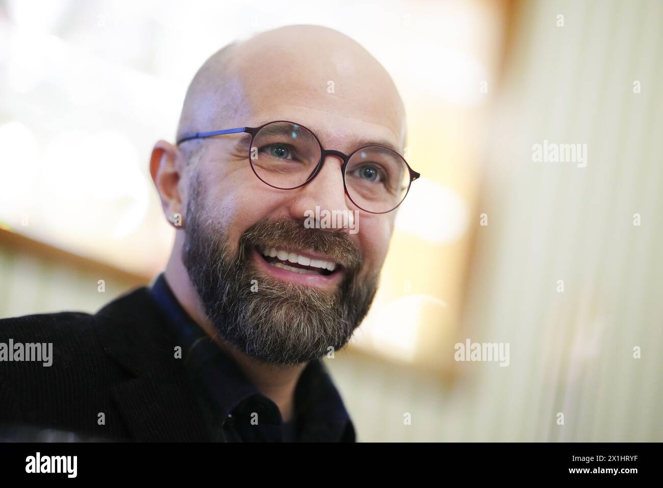 Croatian countertenor Max Emanuel Cencic during the press lunch on the occasion of the program presentation 'Bayreuth Baroque' (September 7-17), pictured on March 15, 2023, in Vienna, Austria. - 20230315 PD3842 - Rechteinfo: Rights Managed (RM) Stock Photo