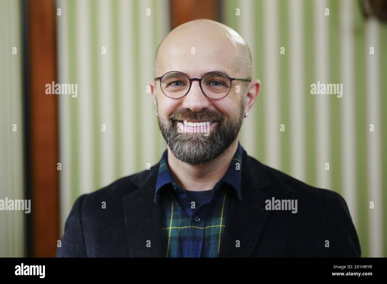 Croatian countertenor Max Emanuel Cencic during the press lunch on the occasion of the program presentation 'Bayreuth Baroque' (September 7-17), pictured on March 15, 2023, in Vienna, Austria. - 20230315 PD3800 - Rechteinfo: Rights Managed (RM) Stock Photo