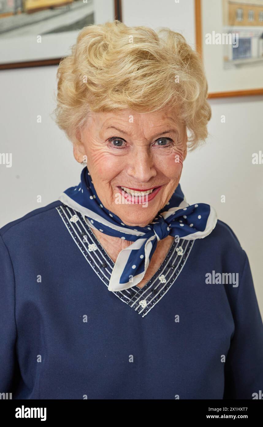 Austrian actress Waltraut Haas, celebrating her 90 th birthday, during premiere of 'Der Himmel auf Erden' at Gloria Theater in vienna, Austria, on 8 th May 2017. - 20170508 PD7377 - Rechteinfo: Rights Managed (RM) Stock Photo