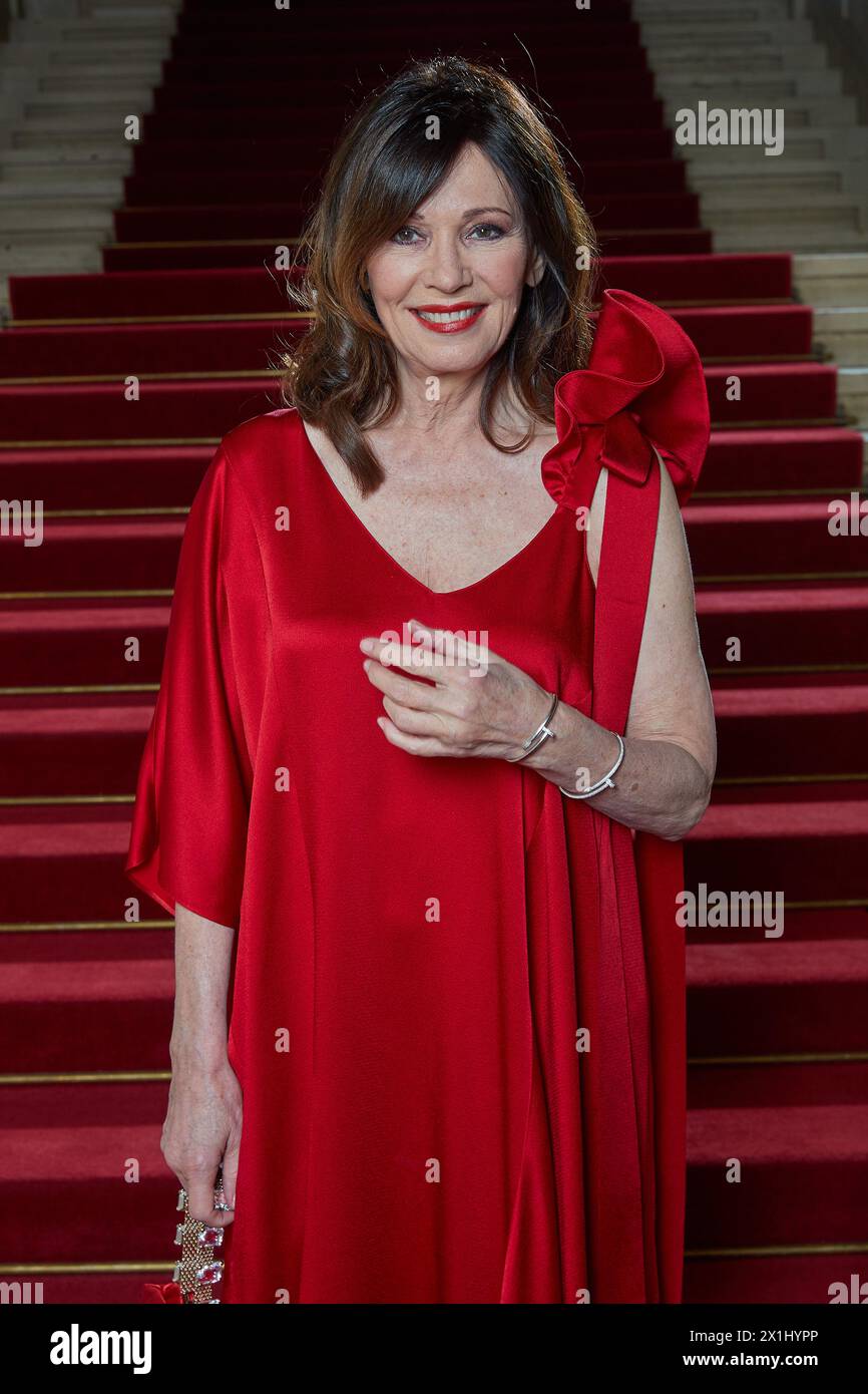 German actress Iris BERBEN  during the Romy Gala 2018 in Vienna, on April 7, 2018. The Romy is a TV award in honor of the Austrian-born actress Romy Schneider and was created in 1990 by the Austrian newspaper Kurier. - 20180407 PD11265 - Rechteinfo: Rights Managed (RM) Stock Photo