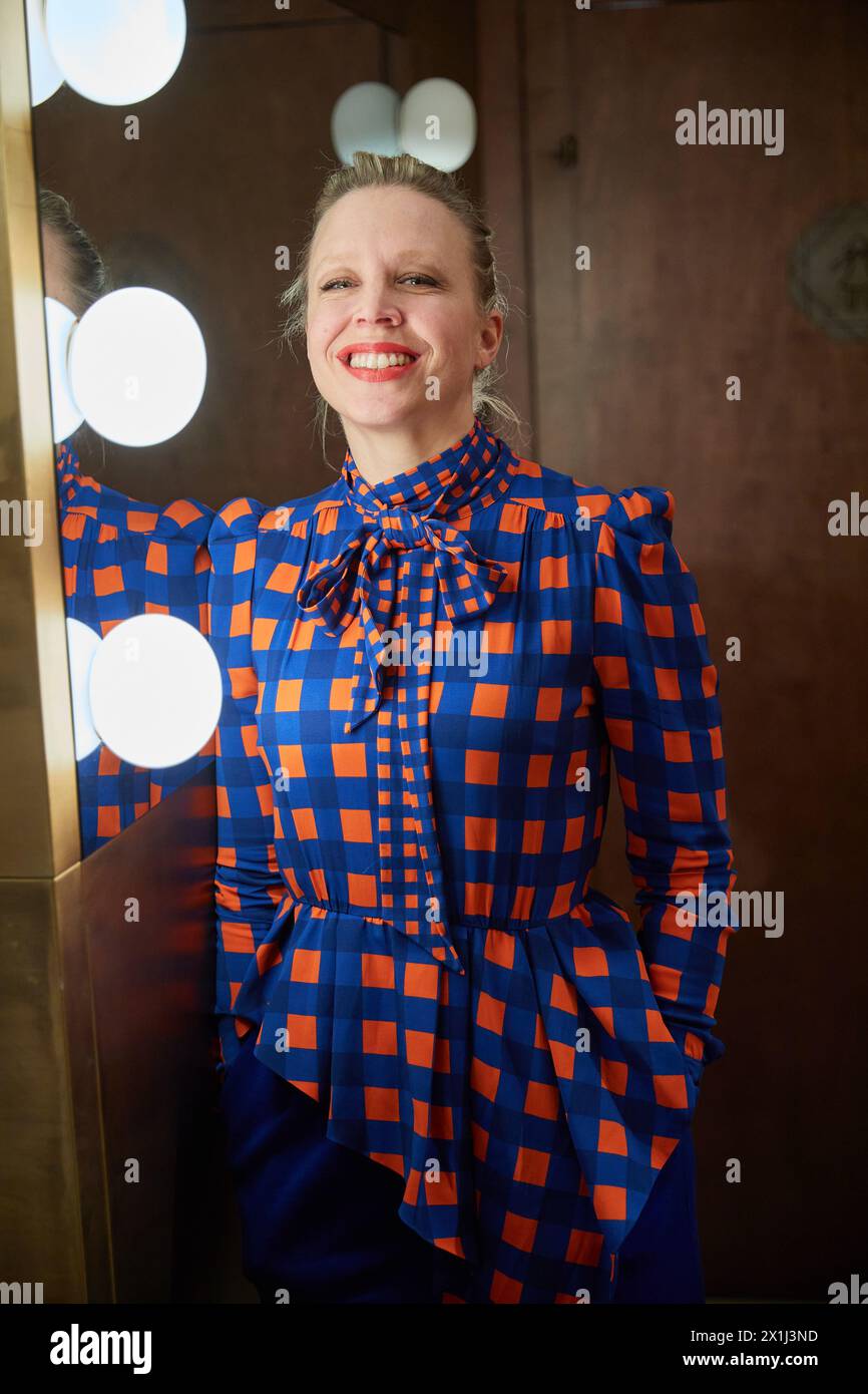 Austrian actress Nina PROLL during interview and photo shooting in ...