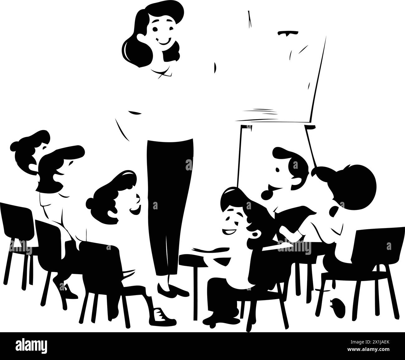 Classmate vector vectors Cut Out Stock Images & Pictures - Alamy