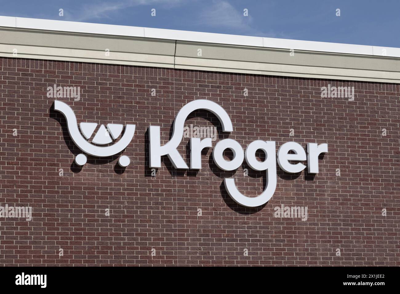 Zionsville April 14, 2024 Kroger Supermarket. Kroger is one of the