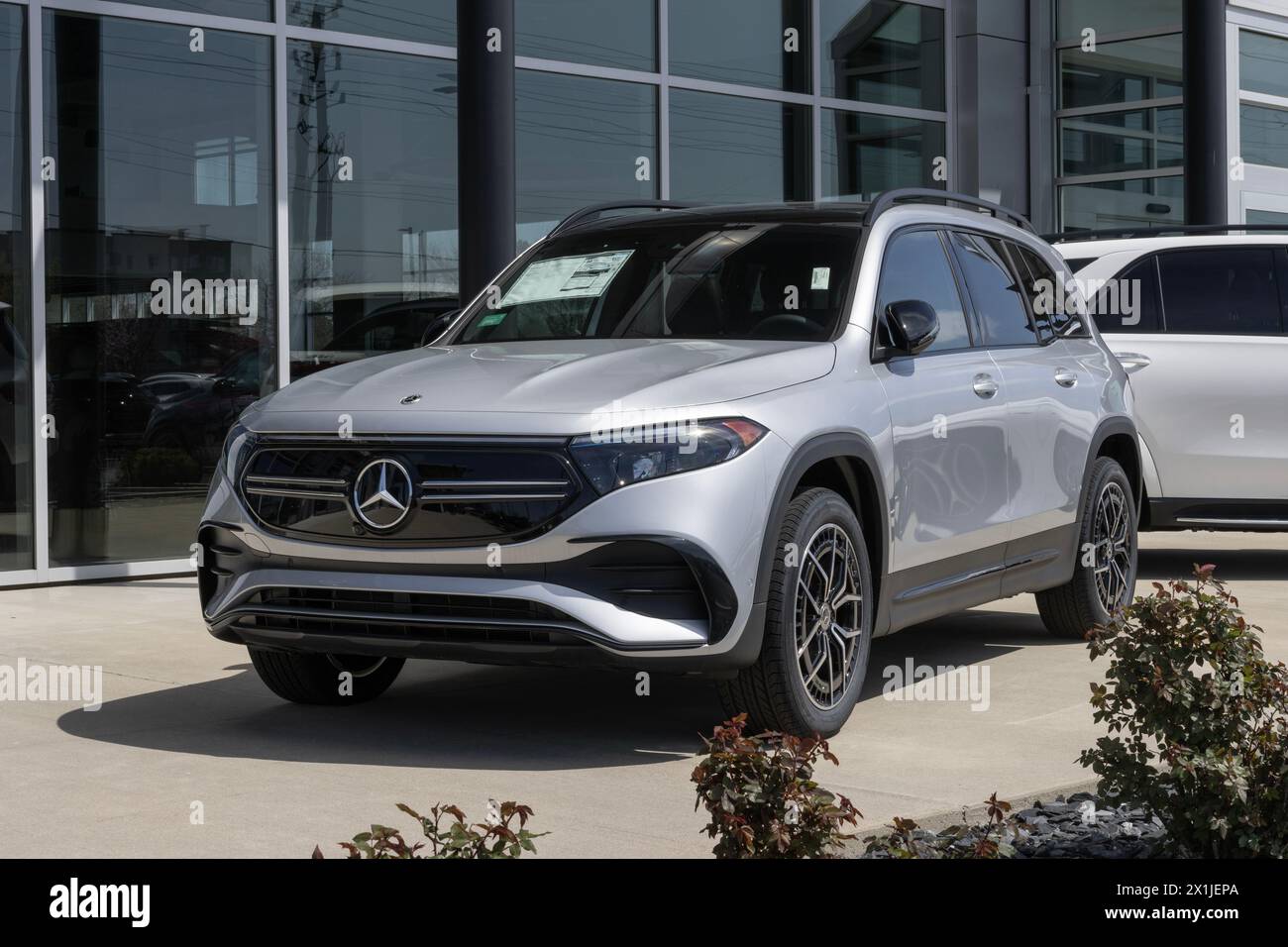 Indianapolis April 14, 2024 MercedesBenz EQB 300 4MATIC SUV display