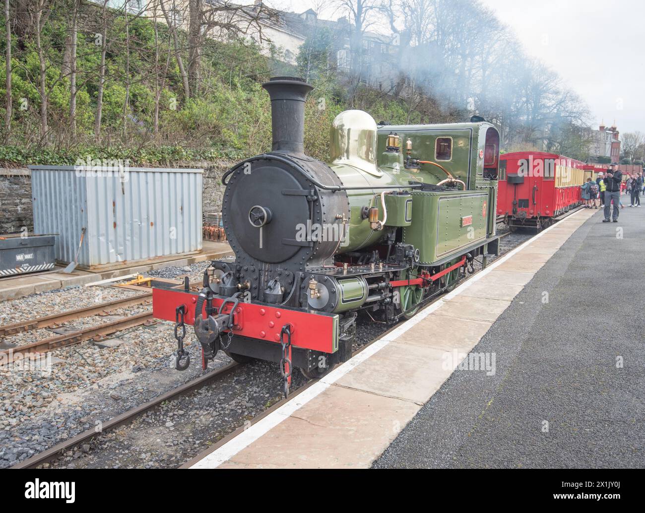 Isle Of Man Steam Railway Manx Raad Yiarn Vannin Steam Operated Narrow 