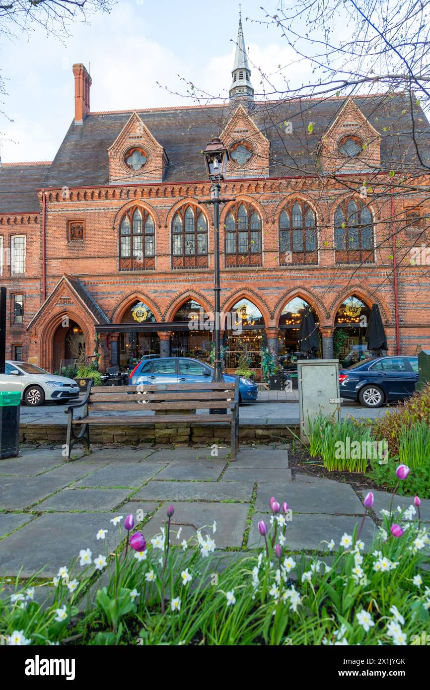 Lost & Found Knutsford restaurant in the former Knutsford Town Hall Stock Photo