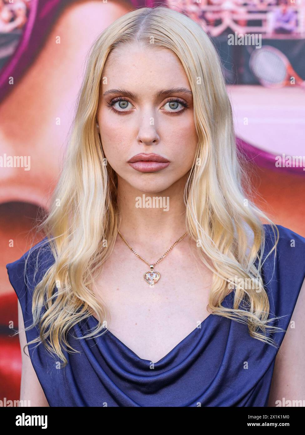 WESTWOOD, LOS ANGELES, CALIFORNIA, USA - APRIL 16: Chloe Cherry arrives at the Los Angeles Premiere Of Amazon MGM Studios' 'Challengers' held at Westwood Village Theater on April 16, 2024 in Westwood, Los Angeles, California, United States. (Photo by Xavier Collin/Image Press Agency) Stock Photo