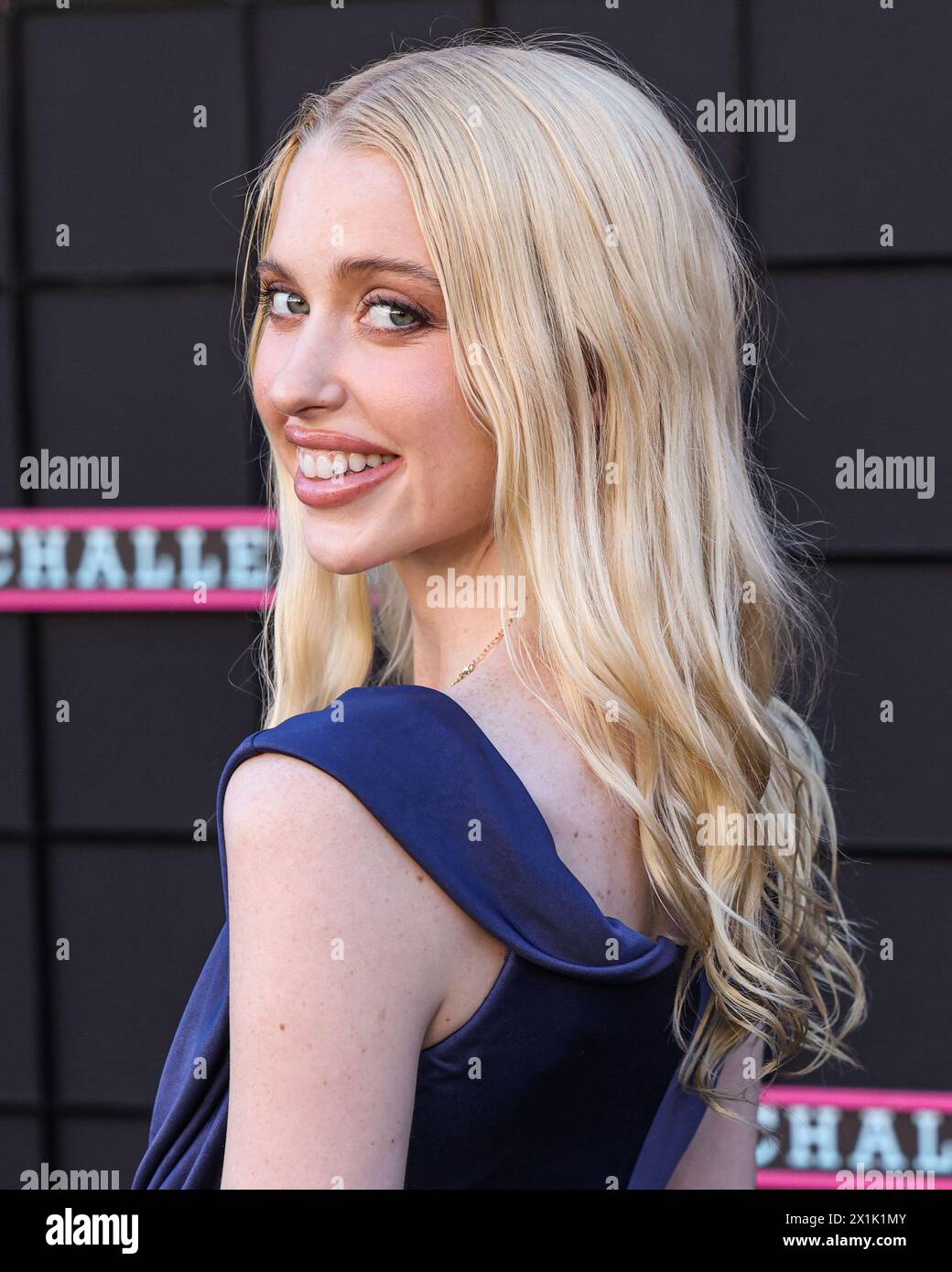 WESTWOOD, LOS ANGELES, CALIFORNIA, USA - APRIL 16: Chloe Cherry arrives at the Los Angeles Premiere Of Amazon MGM Studios' 'Challengers' held at Westwood Village Theater on April 16, 2024 in Westwood, Los Angeles, California, United States. (Photo by Xavier Collin/Image Press Agency) Stock Photo