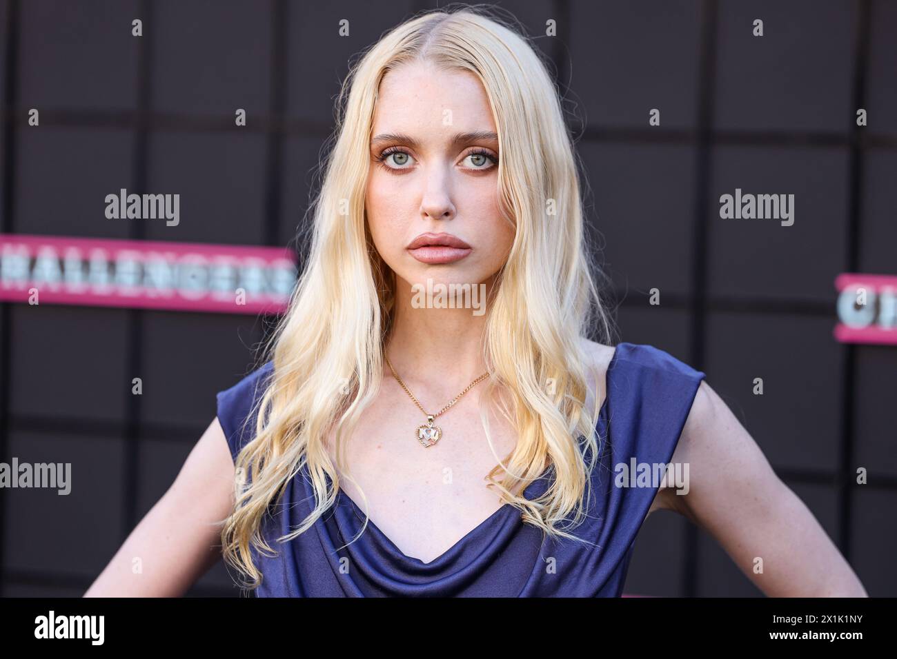 Westwood, United States. 16th Apr, 2024. WESTWOOD, LOS ANGELES, CALIFORNIA, USA - APRIL 16: Chloe Cherry arrives at the Los Angeles Premiere Of Amazon MGM Studios' 'Challengers' held at Westwood Village Theater on April 16, 2024 in Westwood, Los Angeles, California, United States. (Photo by Xavier Collin/Image Press Agency) Credit: Image Press Agency/Alamy Live News Stock Photo