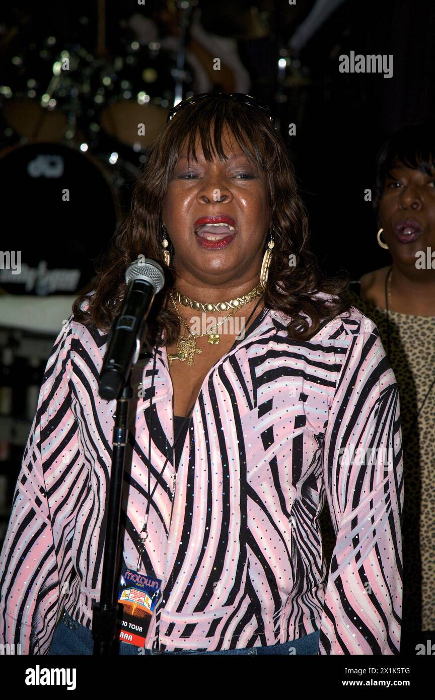 The Motown Event Press Conference, Sydney-Australia-11 Feb 2009.Martha Reeves & The Vandellas- Delphine Reeves, Karen Mc Murray, The Miracles-Bobby Ro Stock Photo