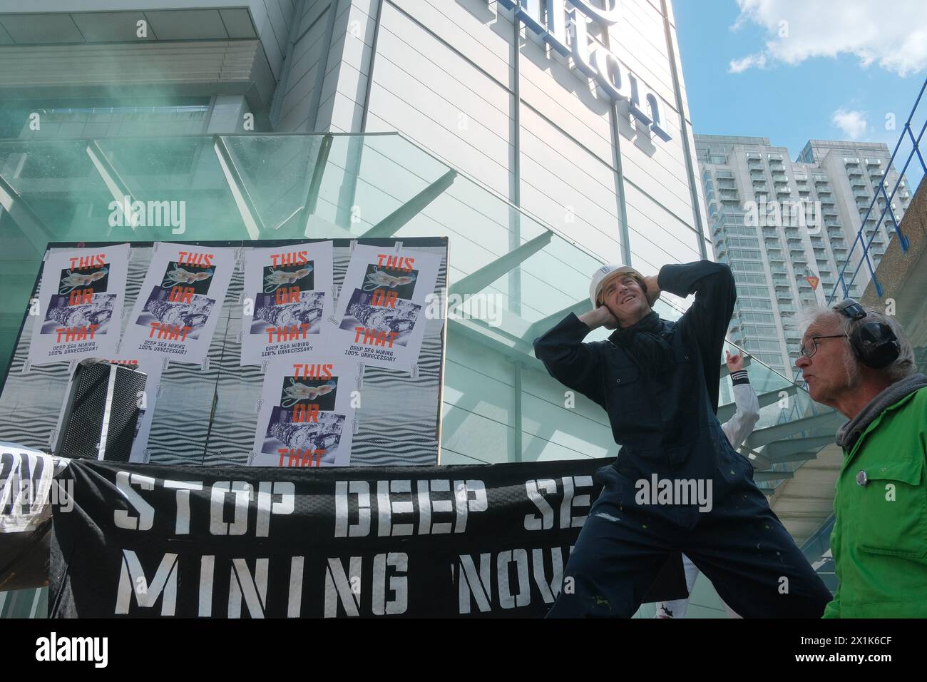Ocean Rebellion (OR) stages a protest concert against a deep sea mining ...