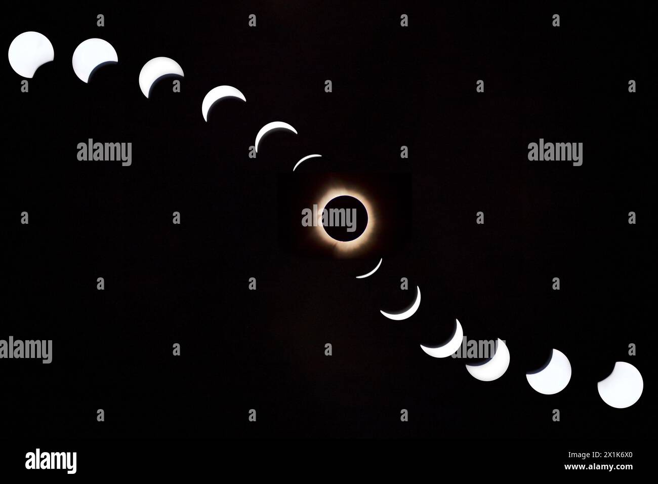 Solar eclipse phases composite hi-res stock photography and images - Alamy