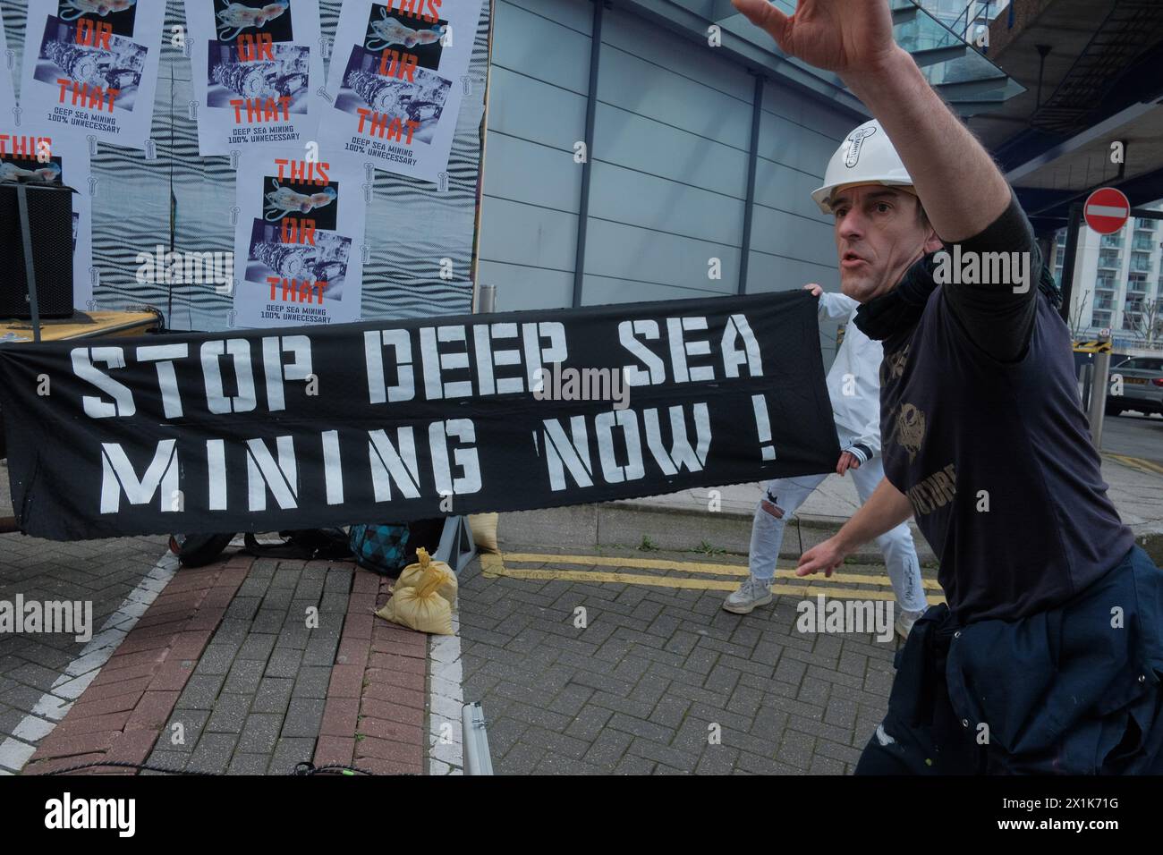 Ocean Rebellion (OR) stages a protest concert against a deep sea mining ...