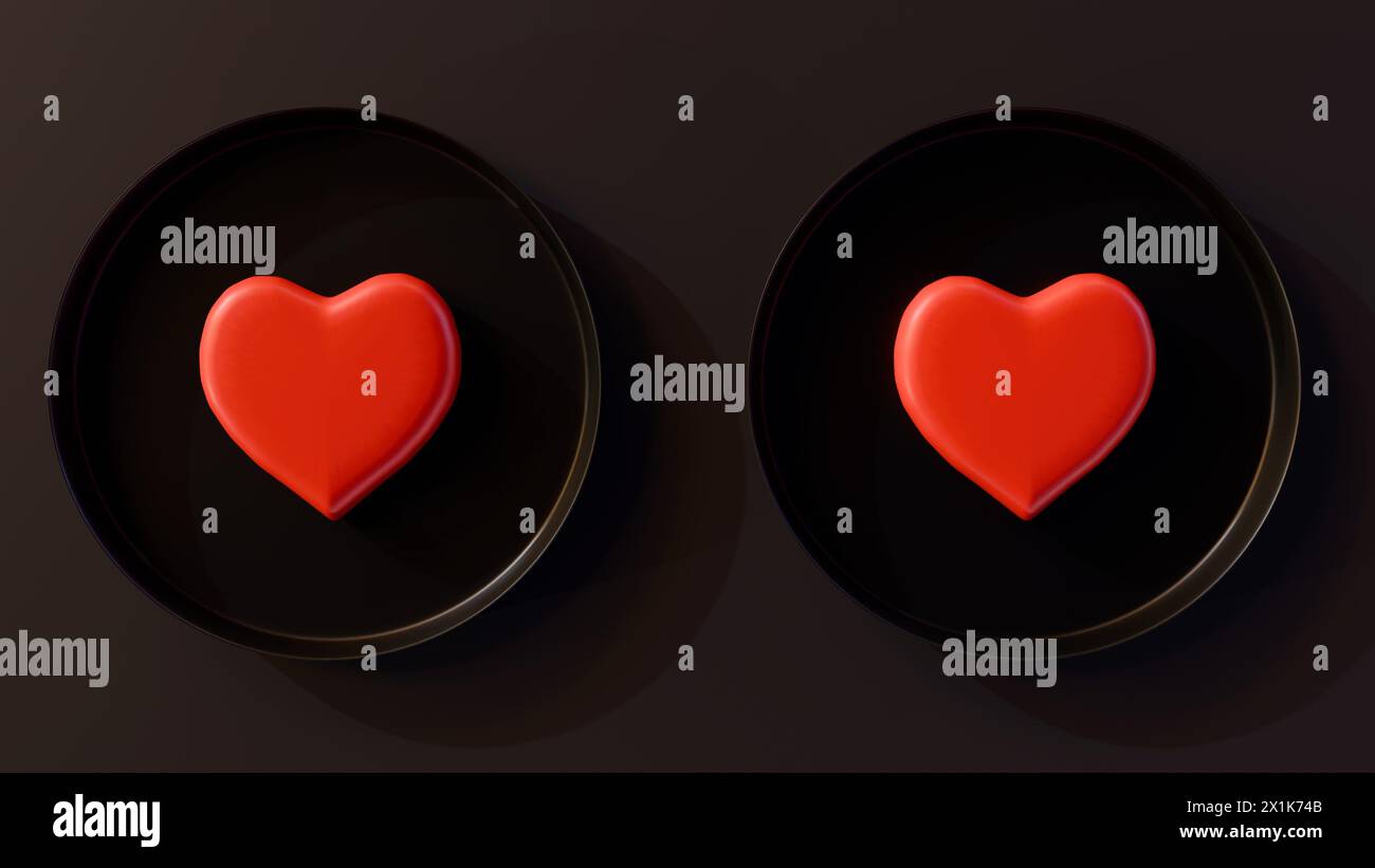 Event 3d red heart hi-res stock photography and images - Alamy