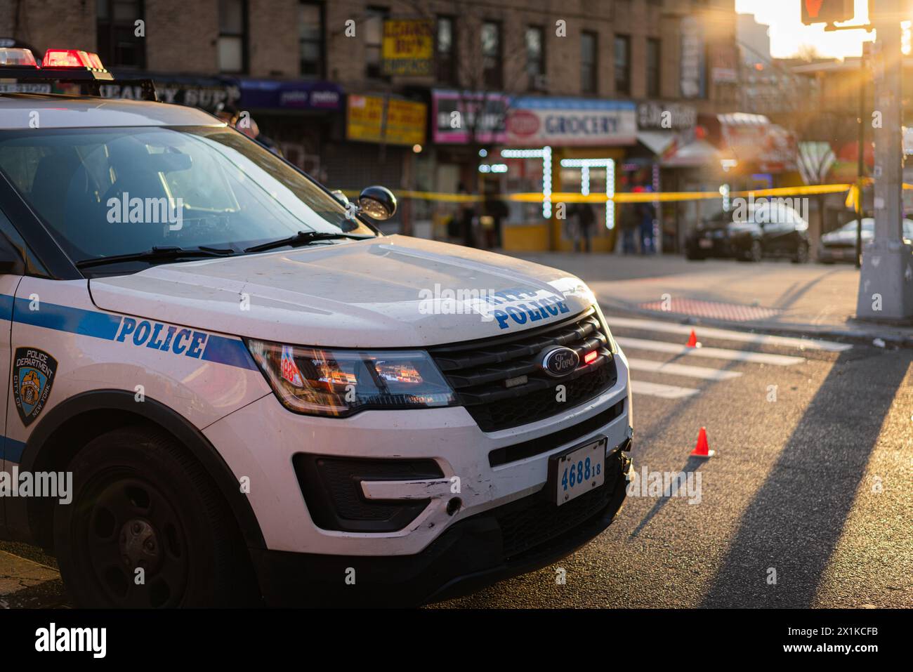 Bronx, USA. 16th Apr, 2024. Gunmen Riding Scooters Fatally Shot One Man ...