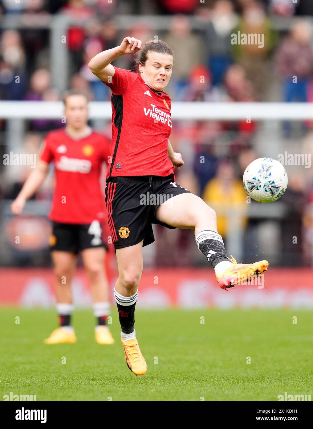 Manchester United's Hayley Ladd during the Adobe Women's FA Cup semi ...